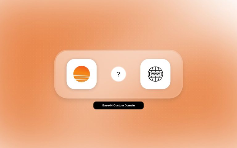 How to Connect Custom Domain to Base44